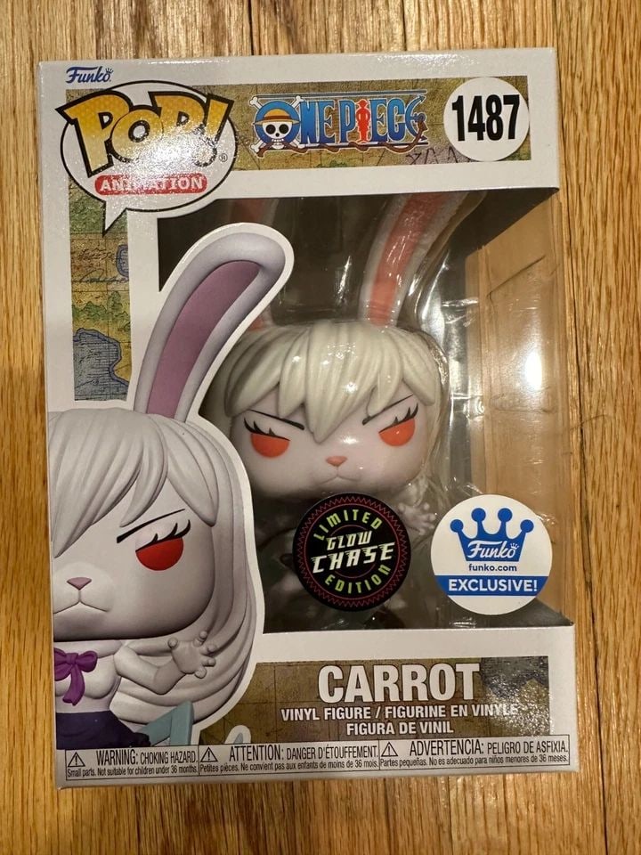 FUNKO POP! ONE PIECE CARROT CHASE #1487 FUNKO SHOP EXCLUSIVE - NEW (1 of 1)
