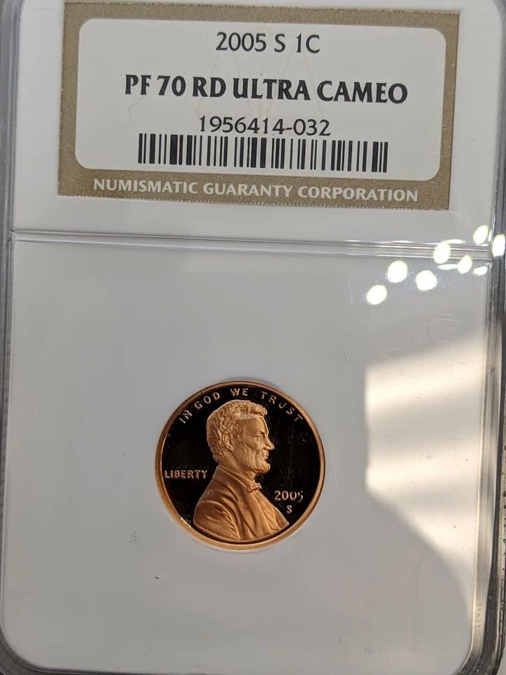 2005-S LINCOLN CENT 1C MEMORIAL REVERSE NGC PF 70 RD ULTRA CAMEO (1 of 1)