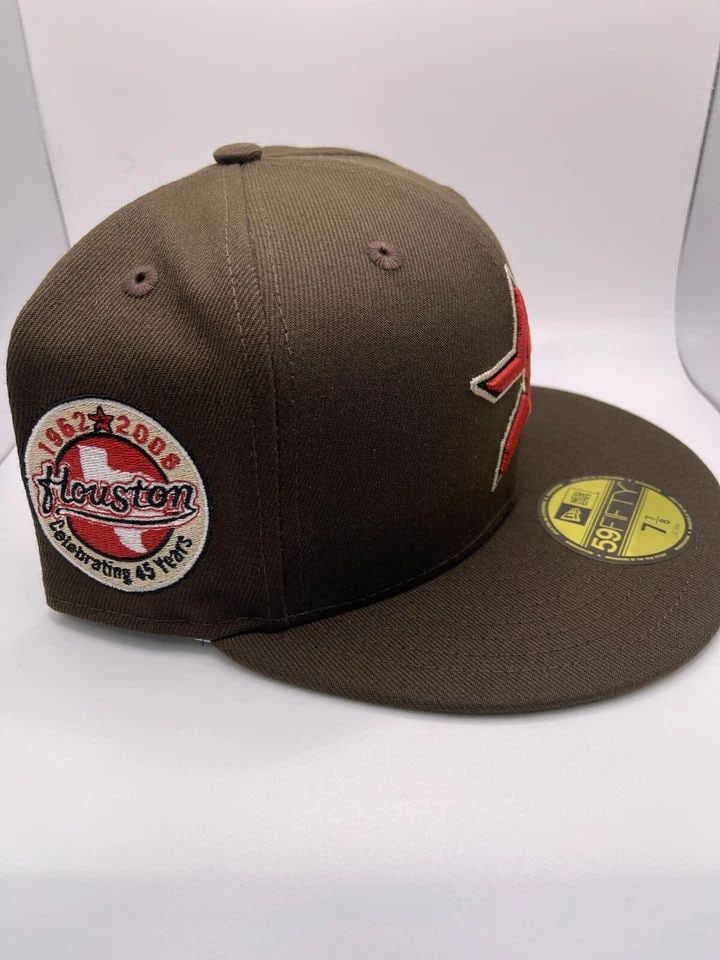 EXCLUSIVE NEW ERA 59FIFTY HOUSTON ASTROS 45 YEARS PATCH BRICK UV HAT - 7 7/8: EXCLUSIVE NEW ERA 59FIFTY HOUSTON ASTROS 45 YEARS PATCH BRICK UV HAT - 7 7/8 HAT CLUB Exclusive New Era 59Fifty Houston Astros 45 Years Patch Brick UV Hat Size - 7 7/8 Brand New