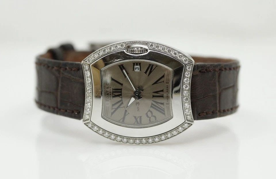 BEDAT & CO. GENEVE N0.3 334 DATE 29MM BROWN DIAL QUARTZ LADIES WATCH (1 of 2)