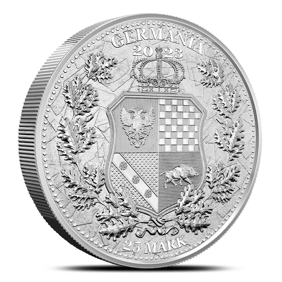 2023 5OZ .9999 SILVER THE ALLEGORIES GALIA & GERMANIA COIN W/ BOX & COA: 2023 5OZ .9999 SILVER THE ALLEGORIES GALIA & GERMANIA COIN W/ BOX & COA Description 2023 5oz .9999 Silver The Allegories Galia & Germania Coin w/ Box & COA ***Stock Photos 1-4*** Coin is in uncirculat