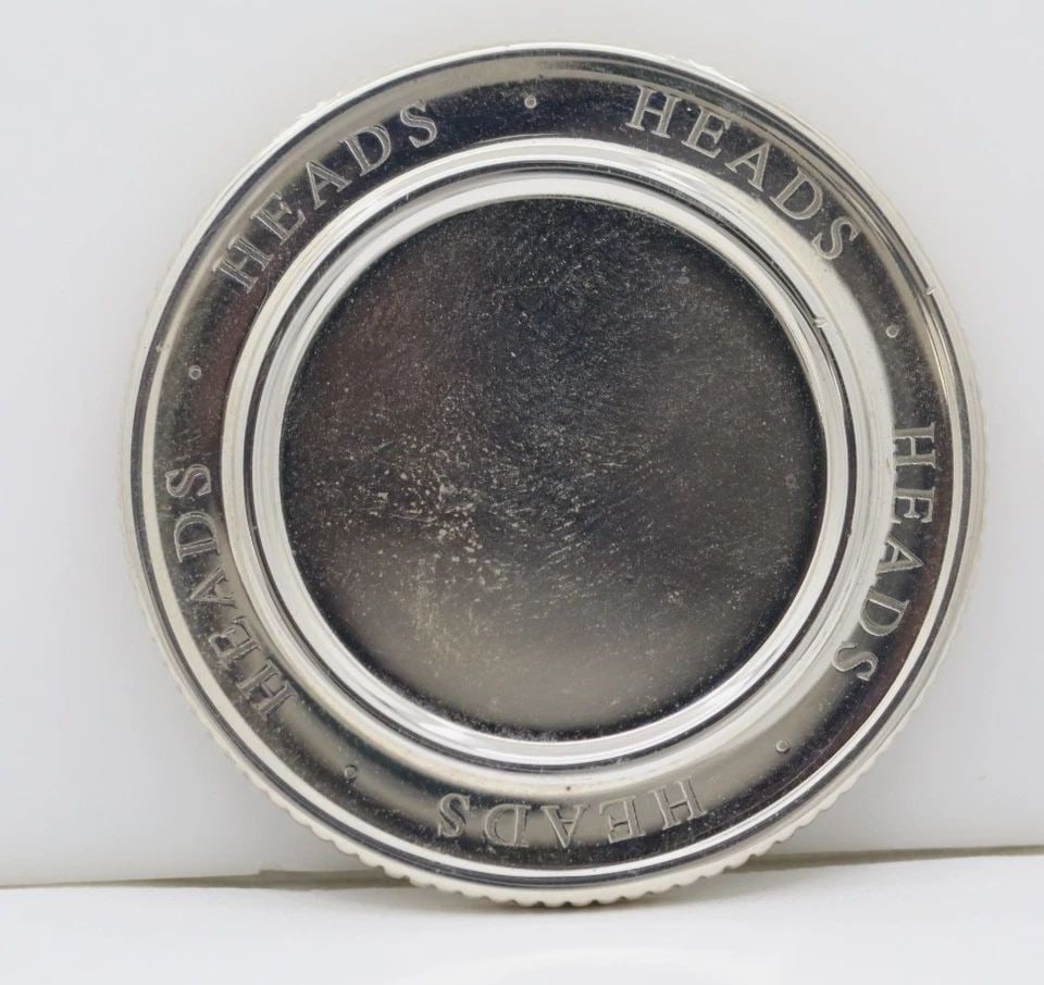 2003 TIFFANY & CO. STERLING SILVER 925 HEADS OR TAILS FLIP COIN (1 of 2)