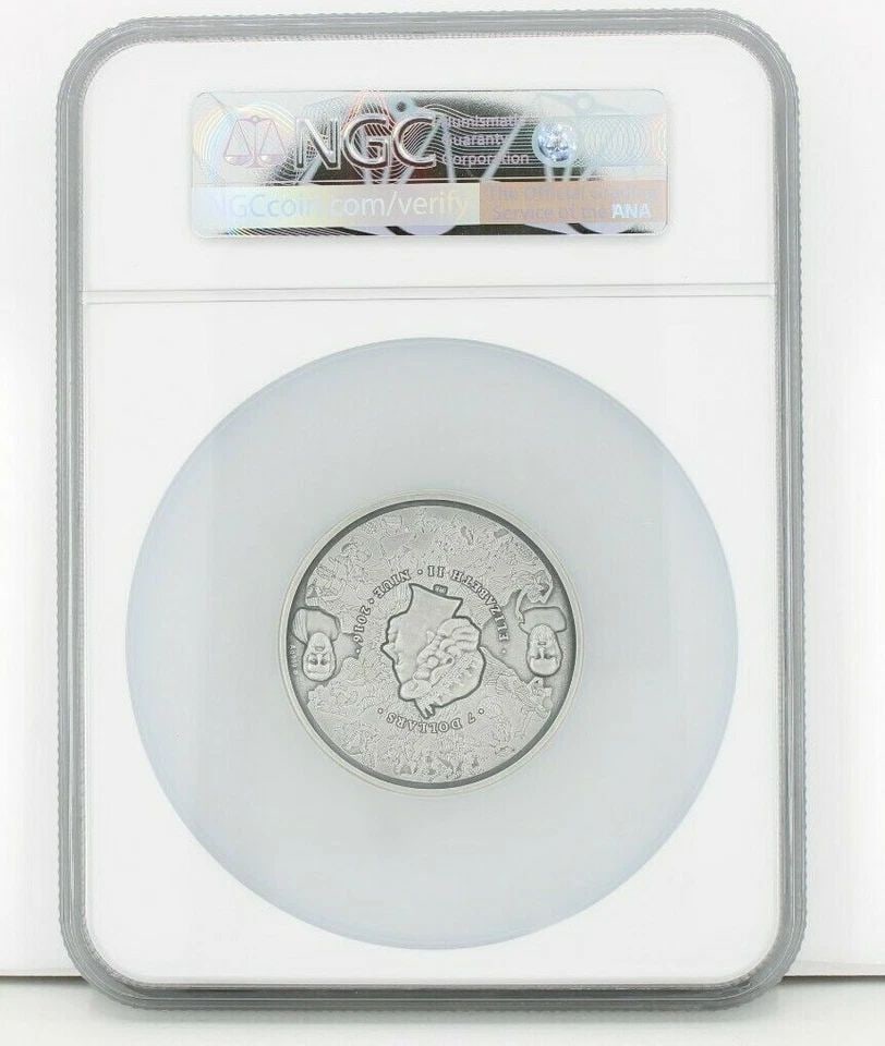 HISTORY OF THEATRE 2016 MW NIUE S$7 EPIDAURUS GREEK THEATRE MS 70 ANTIQUED NGC (1 of 2)