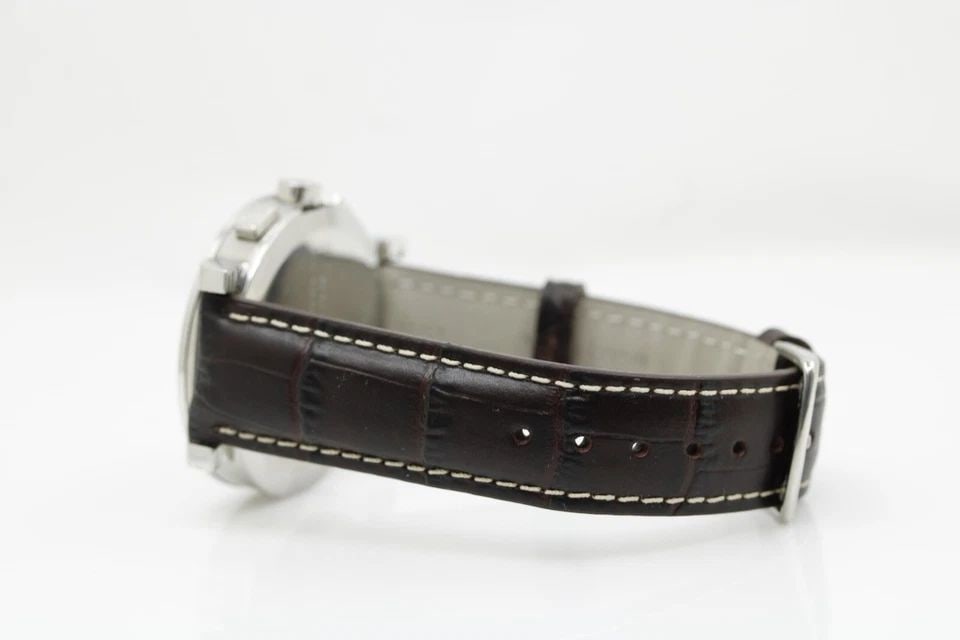 BURBERRY STAINLESS STEEL 40MM CHRONOGRAPH QUARTZ BROWN CALFSKIN WATCH BU1776: BURBERRY STAINLESS STEEL 40MM CHRONOGRAPH QUARTZ BROWN CALFSKIN WATCH BU1776 Description Burberry Stainless Steel 40mm Chronograph Quartz Brown Calfskin Watch BU1776 The Burberry watch is in good cond