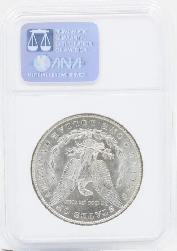 1883 O MORGAN SILVER DOLLAR NGC MS-64 OLD NGC HOLDER (1 of 2)