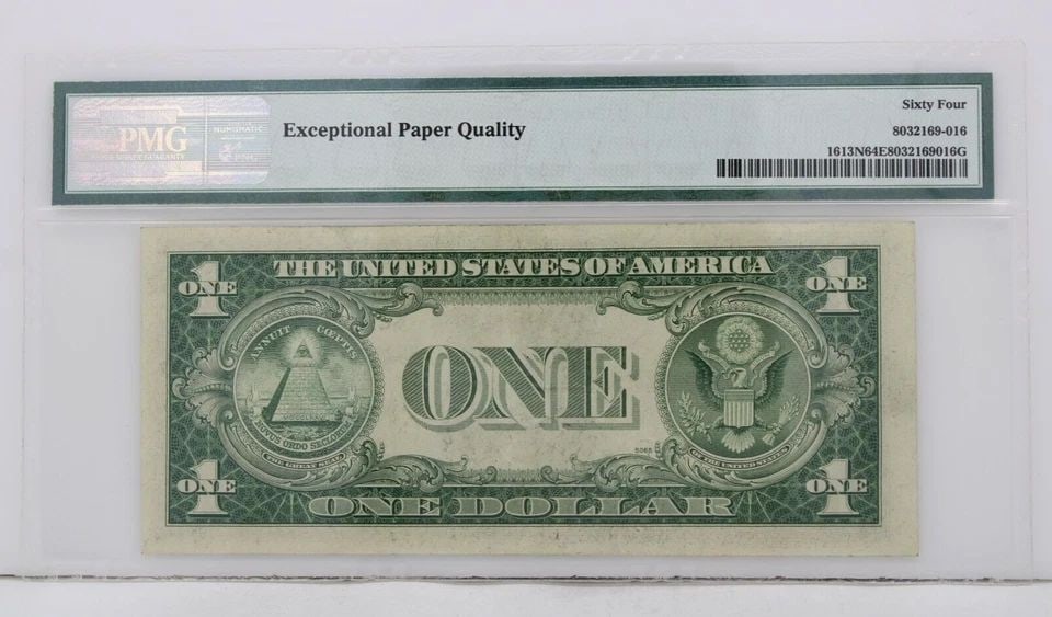 $1 1935D SILVER CERTIFICATE 64 EPQ CHOICE UNCIRCULATED X25427069F PP E BP 5065: $1 1935D SILVER CERTIFICATE 64 EPQ CHOICE UNCIRCULATED X25427069F PP E BP 5065 $1 1935D SILVER CERTIFICATE 64 EPQ CHOICE UNCIRCULATED X25427069F PP E BP 5065 Description $1 1935D Silver Certificate No