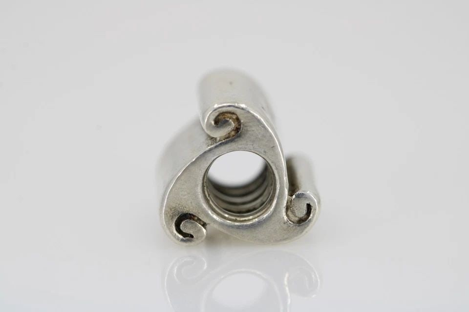 AUTHENTIC PANDORA STERLING SILVER GOOD LUCK SCROLL CHARM 790514: AUTHENTIC PANDORA STERLING SILVER GOOD LUCK SCROLL CHARM 790514 Description Authentic Pandora Sterling Silver GOOD LUCK Scroll Charm 790514 The bead charm is in good condition. May show signs of wear 