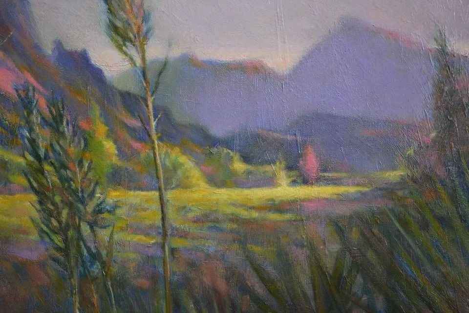 JAMES MENZEL JOSEPH - ORIGINAL OIL PAINTING LANDSCAPE - "SEDONA MOMENT" ARIZONA (1 of 2)