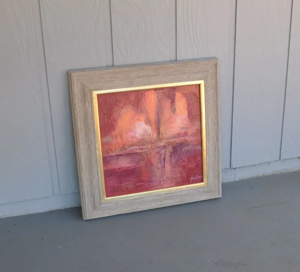 JAN SITTS - OIL PAINTING - SEDONA ARIZONA - CATHEDRAL ROCK (1 of 2)