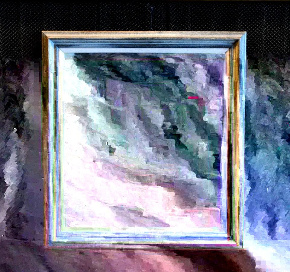 TOM WARD - OIL PAINTING - MONTEZUMA CASTLE CLIFF DWELLING INDIAN RUIN - ARIZONA: TOM WARD - OIL PAINTING - MONTEZUMA CASTLE CLIFF DWELLING INDIAN RUIN - ARIZONA This oil painting was done by Sedona, Arizona artist Tom Ward. It shows the Montezuma Castle Indian Cliff Dwelling that'
