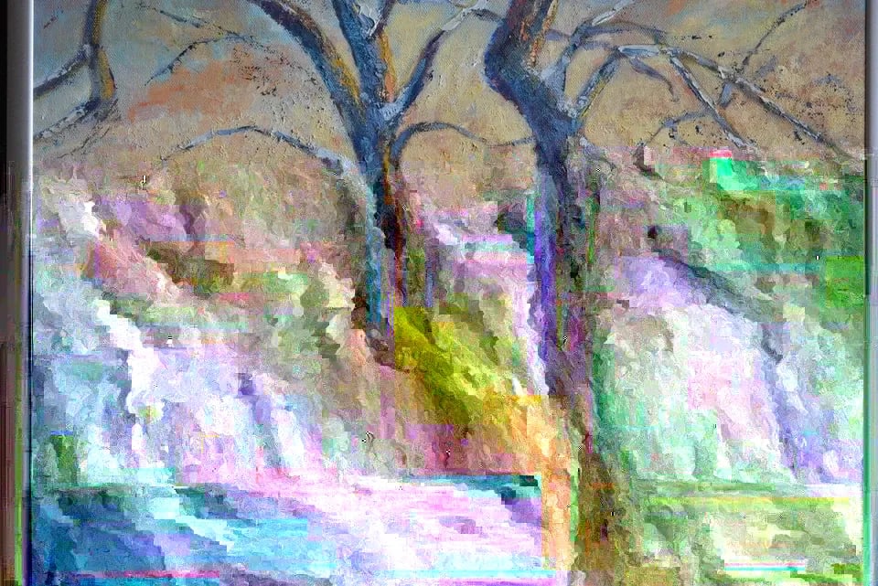 AYLETT GRIFFIN IRVING (1921-2012) WINTER APPLE TREE IN SNOW - ABSAROKEE MONTANA (1 of 2)