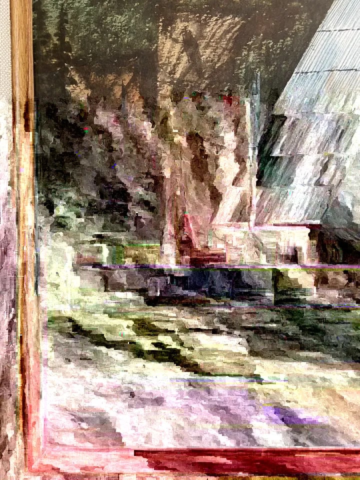 JIM KNUTSON - VTG WATERCOLOR PAINTING - CABIN NORTHERN ALASKA ON COAST - KNIK: JIM KNUTSON - VTG WATERCOLOR PAINTING - CABIN NORTHERN ALASKA ON COAST - KNIK Item Description: This vintage watercolor painting was done by Alaskan artist, Jim Knutson. Jim lived and painted in the a