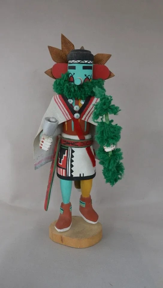 VINTAGE HOPI KACHINA - MORNING KACHINA - 16" TALL - SIGNED (1 of 2)