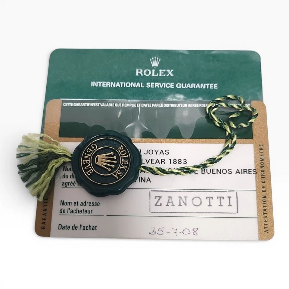 W/PAPERS 2008 ROLEX OYSTER PERPETUAL AIR KING 34 MM STEEL WHITE WATCH 114200: W/PAPERS 2008 ROLEX OYSTER PERPETUAL AIR KING 34 MM STEEL WHITE WATCH Manufacturer Rolex Category Oyster Perpetual Reference Number 114200 Additional Keywords WITH PAPERS AND SERVICE CARD Band Stainle