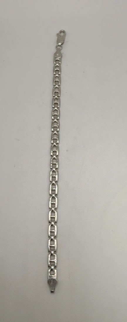 7" STERLING SILVER LINK BRACELET 6.3 GRAMS (1 of 2)