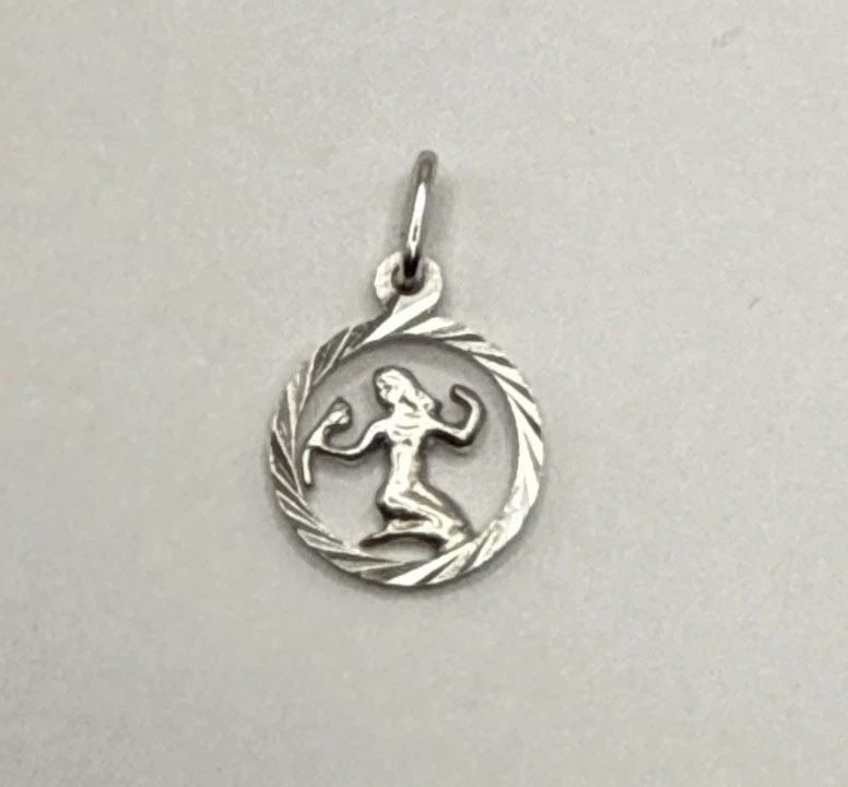 STERLING SILVER VIRGO PENDANT (1 of 1)