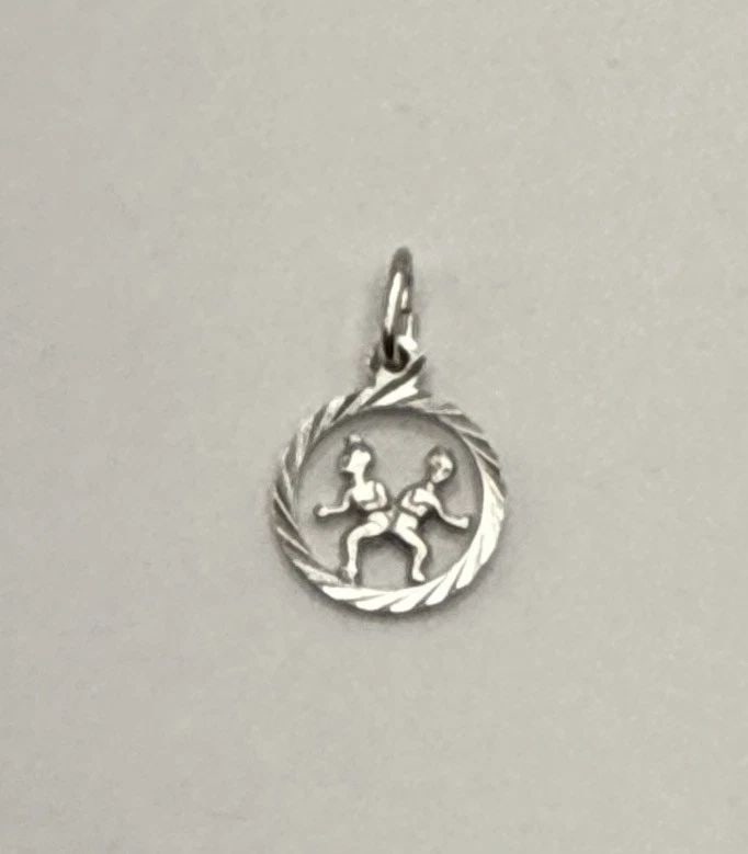 STERLING SILVER GEMINI PENDANT (1 of 2)