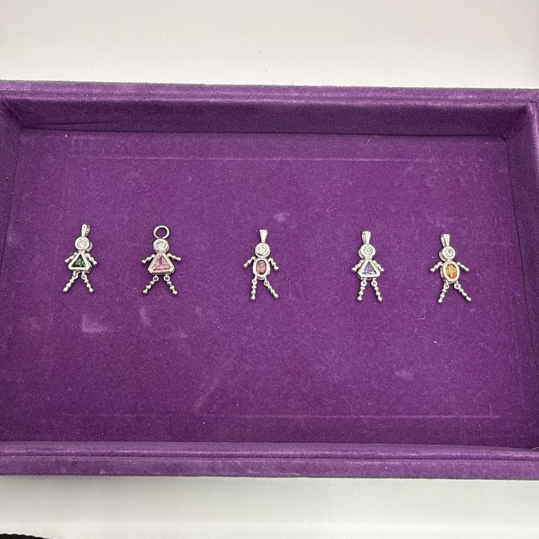 STERLING SILVER BIRTHSTONE BABIES (CHARMS) (1 of 2)