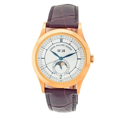 PATEK PHILIPPE 18K ROSE GOLD ANNUAL CALENDAR 5396 R BOX WARRANTY PAPERS 2007 - 2