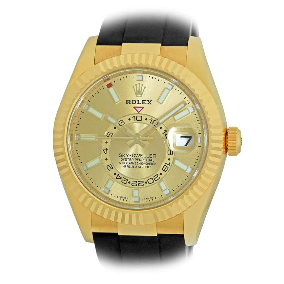 ROLEX 18K YELLOW GOLD 42MM SKYDWELLER OYSTER FLEX 326238 BOX WARRANTY 2021 MINTY: ROLEX 18K YELLOW GOLD 42MM SKYDWELLER OYSTER FLEX 326238 BOX WARRANTY 2021 MINTY ROLEX Stainless Steel 42mm Sky-Dweller 326238 Box Warranty 2021 Pre-Owned Gent's Stainless Steel 42mm Rolex "Sky-Dwelle