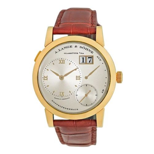 A. LANGE & SÖHNE 18K YELLOW GOLD 38.5MM LANGE 1 101.021 BOX WARRANTY MINTY (1 of 1)