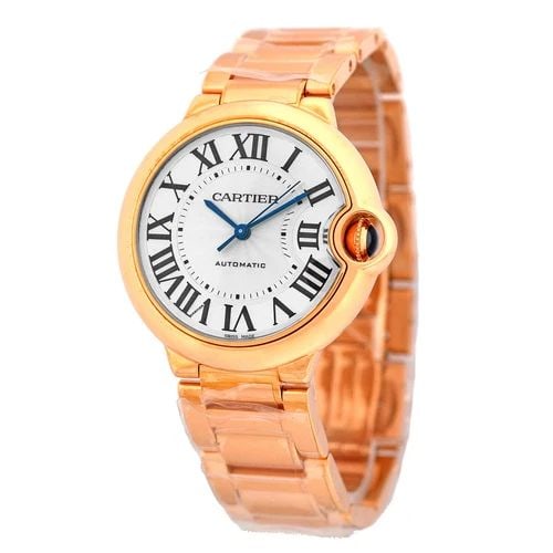 CARTIER MEDIUM 36MM 18K ROSE PINK GOLD BALLON BLEU W69004Z2 WARRANTY BRAND NEW (1 of 1)