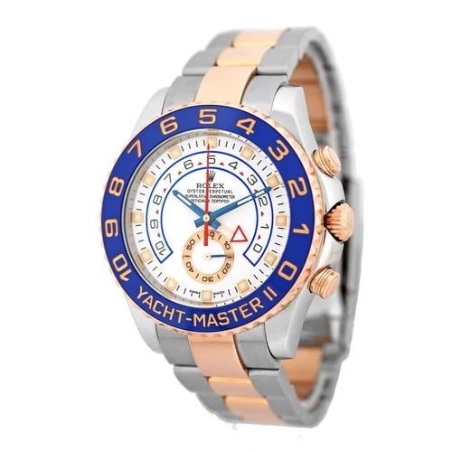 ROLEX STAINLESS STEEL & ROSE GOLD 44MM YACHTMASTER II 116681 WARRANTY BOX MINTY - 2