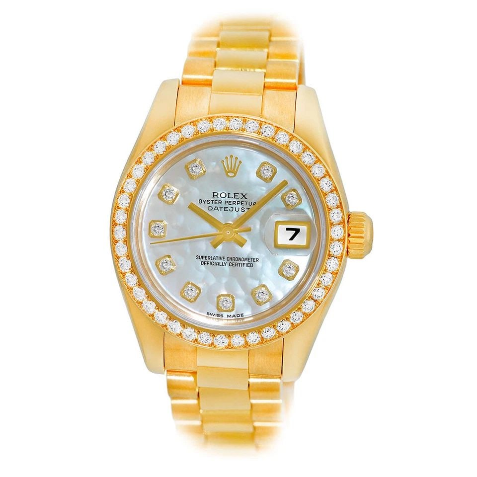 ROLEX 18K YELLOW GOLD 26MM PRESIDENT 179178 BOX WARRANTY: ROLEX 18K YELLOW GOLD 26MM PRESIDENT 179178 BOX WARRANTY ROLEX Lady's 18K Yellow Gold 26mm "President" 179178 Pre-Owned Lady's 18K Yellow Gold 26mm Rolex "President" Brand: Rolex Model: Datejust &rdqu