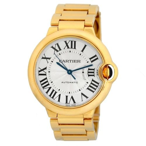 CARTIER MIDSIZE 18K YELLOW GOLD 36MM BALLON BLEU DE CARTIER W69003Z2 BOX MINTY: CARTIER MIDSIZE 18K YELLOW GOLD 36MM BALLON BLEU DE CARTIER W69003Z2 BOX MINTY CARTIER Midsize 18K Yellow Gold 36mm Ballon Bleu de Cartier Midsize 18K Yellow Gold 36mm Cartier "Ballon Bleu de Cartier"