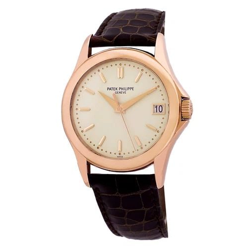 PATEK PHILIPPE 18K ROSE GOLD 37MM CALATRAVA GRANDE TAILLE 5107 R WARRANTY MINTY (1 of 1)