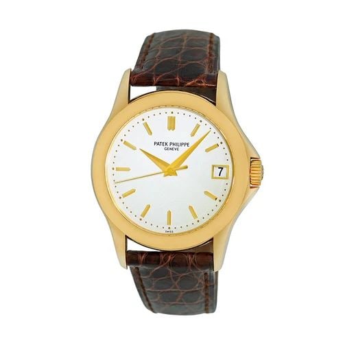 PATEK PHILIPPE 18K YELLOW GOLD 37MM CALATRAVA GRANDE TAILLE 5107 WARRANTY MINTY (1 of 1)