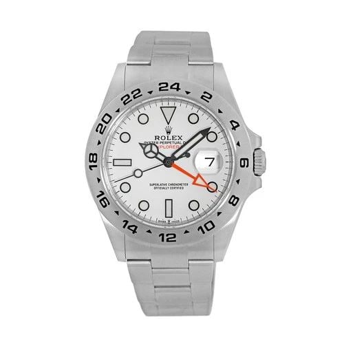 ROLEX STAINLESS STEEL 42MM EXPLORER II 216570 WARRANTY CARD NEW 2024: ROLEX Stainless Steel 42mm "Explorer II" # 216570 Box Warranty NEW 2024 Gent's Stainless Steel 42mm Rolex "Explorer II" Item #: CDC102202 BRAND Rolex Model: Explorer II Reference No: 216570 Gender: Ge