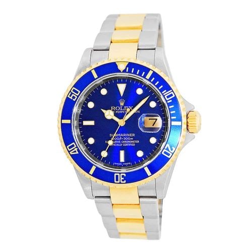 ROLEX STAINLESS STEEL & 18K YELLOW GOLD 40MM SUBMARINER 16613 BOX WARRANTY: ROLEX STAINLESS STEEL & 18K YELLOW GOLD 40MM SUBMARINER 16613T BOX WARRANTY ROLEX Stainless Steel & 18K Yellow Gold 40mm "Submariner" Date 16613T Box Warranty Pre-Owned Gent's Stainless Steel & 18K Ye