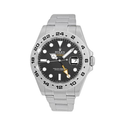 ROLEX STAINLESS STEEL 42MM EXPLORER II 216570 BLACK BOX WARRANTY 2023 (1 of 1)