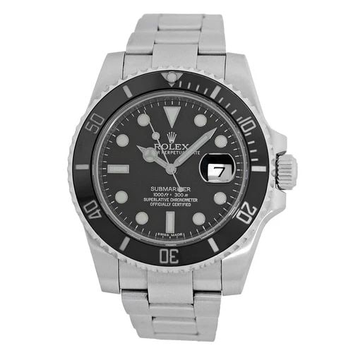 ROLEX STAINLESS STEEL 40MM CERAMIC SUBMARINER DATE 116610 BOX WARRANTY MINTY: ROLEX STAINLESS STEEL 40MM CERAMIC SUBMARINER DATE 116610 BOX WARRANTY MINTY ROLEX Stainless Steel 40mm Ceramic Submariner Date 116610LN Box Warranty Pre-Owned Gent's Stainless Steel 40mm Rolex "Subma