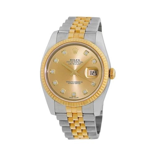 ROLEX STAINLESS STEEL & 18K YELLOW GOLD 36MM DATEJUST 116233 BOX WARRANTY MINTY: ROLEX STAINLESS STEEL & 18K YELLOW GOLD 36MM DATEJUST 116233 BOX WARRANTY MINTY ROLEX Stainless Steel & 18K Yellow Gold 36mm "Datejust" 116233 Box Waranty Pre-Owned Gent's Stainless Steel & 18K Yellow