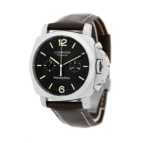 PANERAI STAINLESS STEEL 44MM LUMINOR 1950 FLYBACK PAM 361 WARRANTY BOX PERFECT: PANERAI STAINLESS STEEL 44MM LUMINOR 1950 FLYBACK PAM 361 WARRANTY BOX PERFECT PANERAI Stainless Steel 44mm PAM00361 Luminor 1950 Flyback Box Warranty Gent's Stainless Steel 44mm Panerai PAM 361 "Lumi