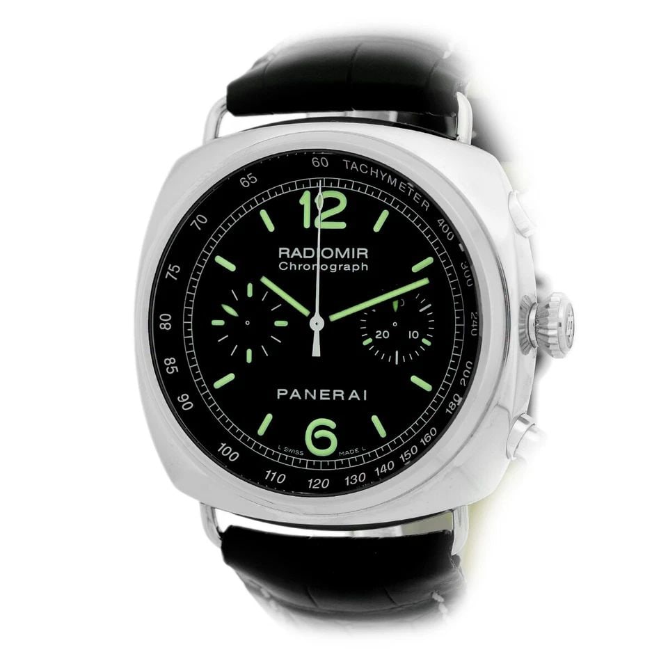 PANERAI STAINLESS STEEL 45MM RADIOMIR PAM 288 CHRONOGRAPH BOX WARRANTY MINTY: PANERAI STAINLESS STEEL 45MM RADIOMIR PAM 288 CHRONOGRAPH BOX WARRANTY MINTY PANERAI Stainless Steel 45mm Radiomir PAM 288 Box Warranty Gent's Stainless Steel 45mm Panerai PAM 288 "Radiomir" Automatic
