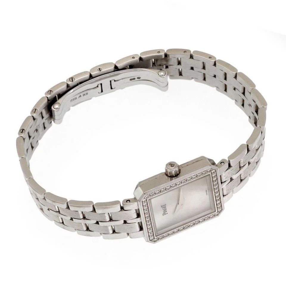 PIAGET PROTOCOLE DIAMOND BEZEL MOP DIAL 18K GOLD LADIES WATCH LIQUIDATION: PIAGET PROTOCOLE DIAMOND BEZEL MOP DIAL 18K GOLD LADIES WATCH Piaget Protocole Diamond Bezel MOP Dial 18k Gold Ladies Watch Description Elegant and authentic by Piaget from the Protocole Collection. T