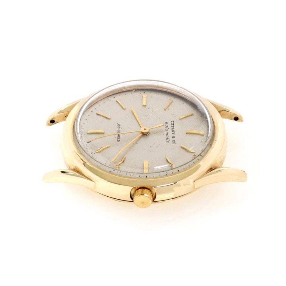 TIFFANY & CO. MEN'S WATCH VINTAGE 14K YELLOW GOLD 34.5MM (1 of 2)