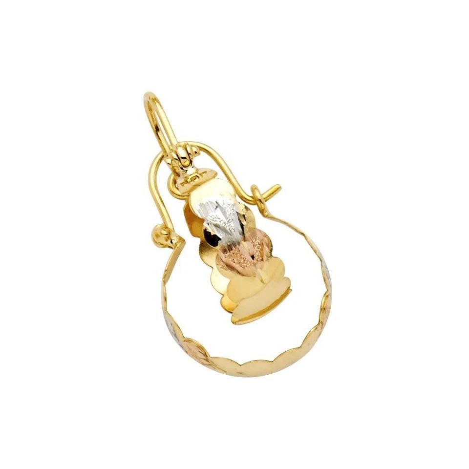 NEW 14K TRI COLOR GOLD HEART 15 YEARS HUGGIES EARRINGS: NEW 14K TRI COLOR GOLD HEART 15 YEARS HUGGIES EARRINGS HEART 15 YEARS HUGGIES EARRINGS NEW 14K TRI COLOR GOLD HEIGHT - 20 mm WIDTH - 10 mm Apx WEIGHT - 3 g