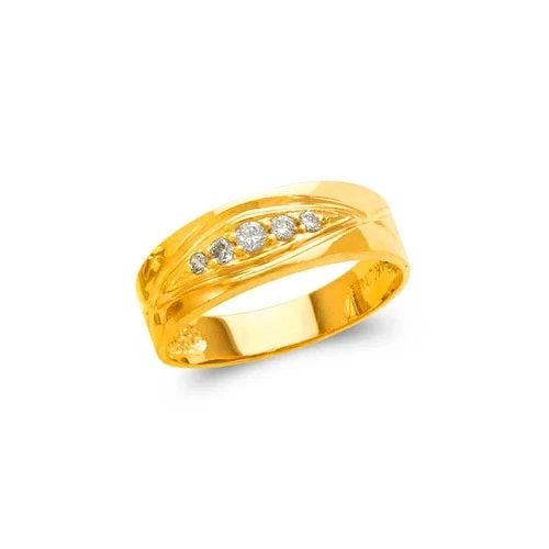 NEW 14K YELLOW GOLD MEN'S COUPLE RING: NEW 14K YELLOW GOLD MEN'S COUPLE RING MEN'S COUPLE RING NEW 14K YELLOW GOLD SIZE Apx: 7mm Apx WEIGHT: 3.9g