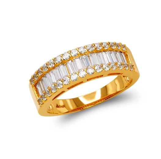 NEW 14K YELLOW GOLD LADIES FANCY RING (1 of 2)
