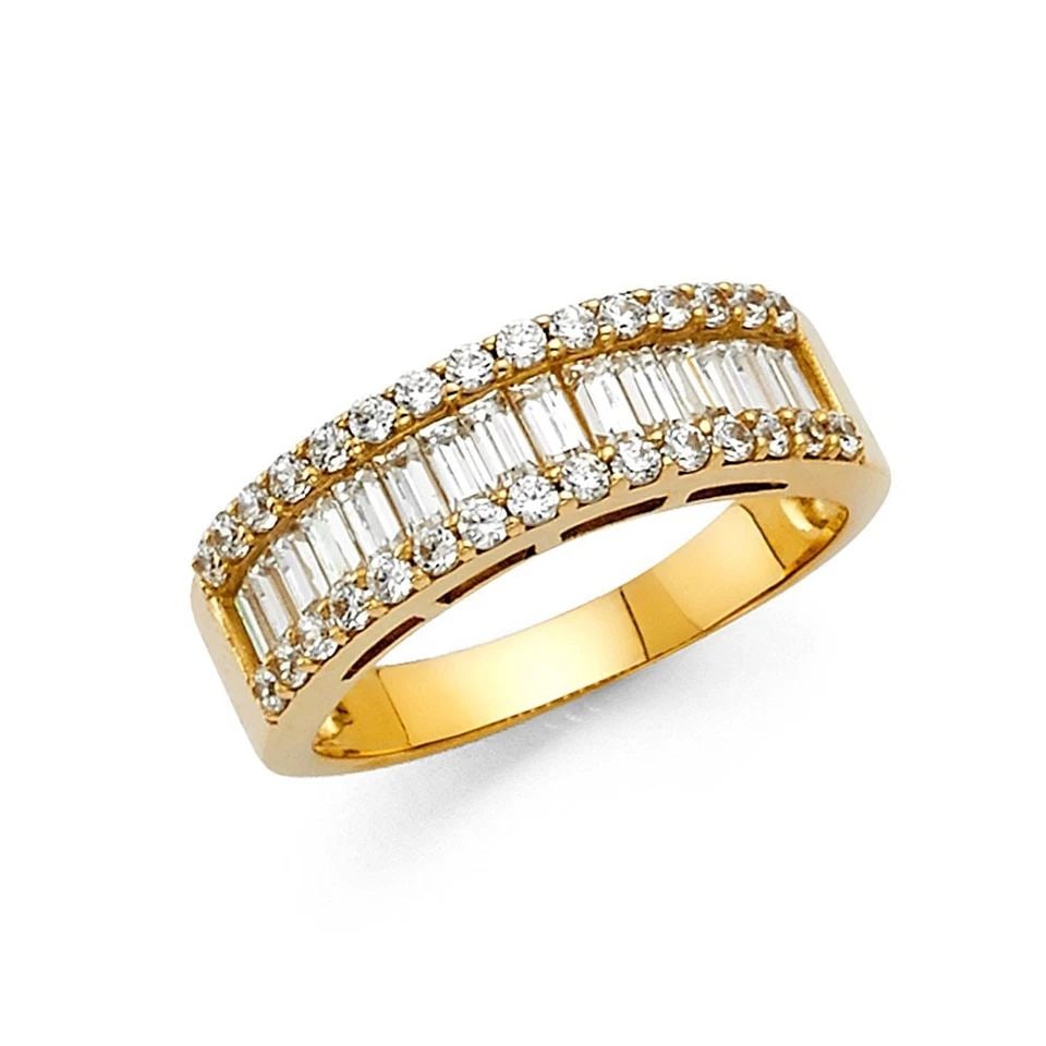 NEW 14K YELLOW GOLD LADIES WEDDING BAND - SIZE 10: NEW 14K YELLOW GOLD LADIES WEDDING BAND LADIES WEDDING BAND NEW 14K YELLOW GOLD WIDTH: 7 mm Apx. WEIGHT: 3.7g