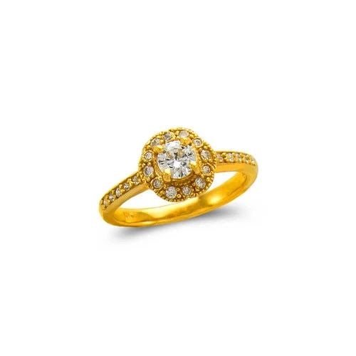NEW 14K YELLOW GOLD LADIES FASHION SOLITAIRE RING: NEW 14K YELLOW GOLD LADIES FASHION SOLITAIRE RING LADIES FASHION SOLITAIRE RING NEW 14K YELLOW GOLD SIZE Apx: 9mm Apx WEIGHT: 3.6g