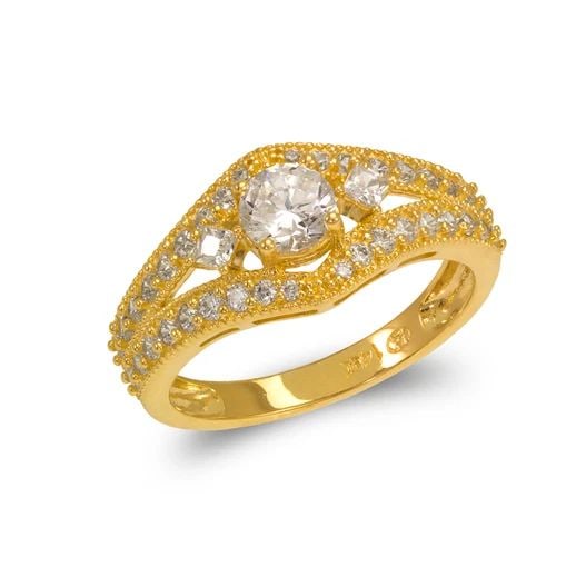 NEW 14K YELLOW GOLD LADIES FANCY SOLITAIRE RING: NEW 14K YELLOW GOLD LADIES FANCY SOLITAIRE RING LADIES FANCY SOLITAIRE RING NEW 14K YELLOW GOLD Apx. SIZE: 5mm Apx. WEIGHT: 3.6g