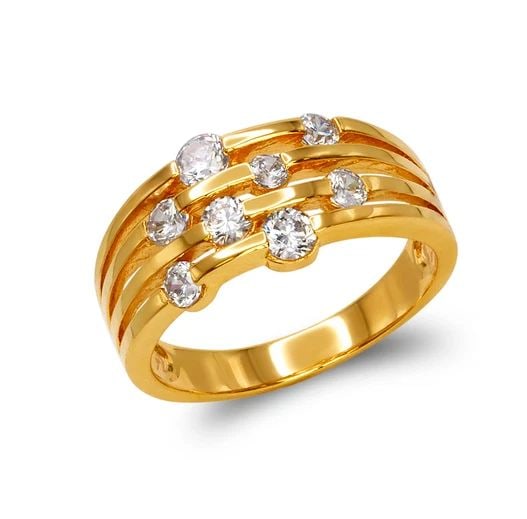 NEW 14K YELLOW GOLD LADIES FANCY RING (1 of 2)