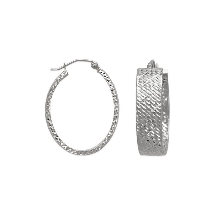 NEW 14K WHITE GOLD 1.5X8MM SQUARE TUBE HOOP EARRINGS: NEW 14K WHITE GOLD 1.5X8MM SQUARE TUBE HOOP EARRINGS 1.5X8MM SQUARE TUBE HOOP EARRINGS NEW 14K WHITE GOLD Width: Approx. 1.5x8mm Apx WEIGHT: 3.5g