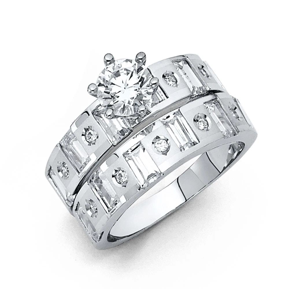 NEW 14K WHITE GOLD LADIES WEDDING BAND - SIZE 7: NEW 14K WHITE GOLD LADIES WEDDING BAND LADIES WEDDING BAND NEW 14K WHITE GOLD WIDTH: 4 mm Apx. WEIGHT: 3.3g