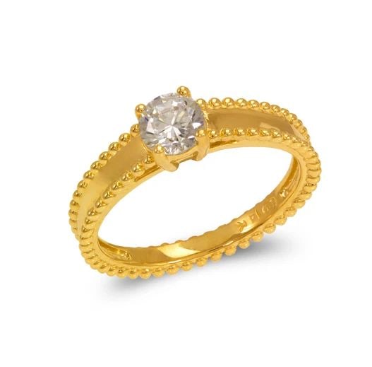 NEW 14K YELLOW GOLD LADIES FANCY SOLITAIRE RING: NEW 14K YELLOW GOLD LADIES FANCY SOLITAIRE RING LADIES FANCY SOLITAIRE RING NEW 14K YELLOW GOLD Apx. SIZE: 5mm Apx. WEIGHT: 3.1g